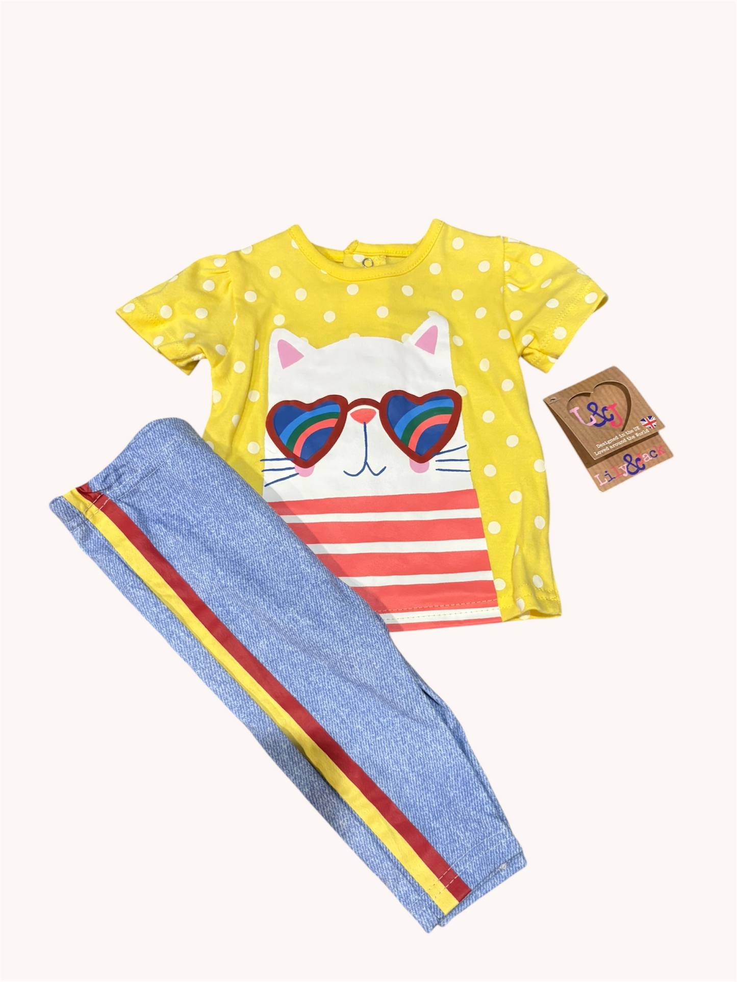ENSEMBLE RETRO / Lilly & Jack 3-6 mois neuf*