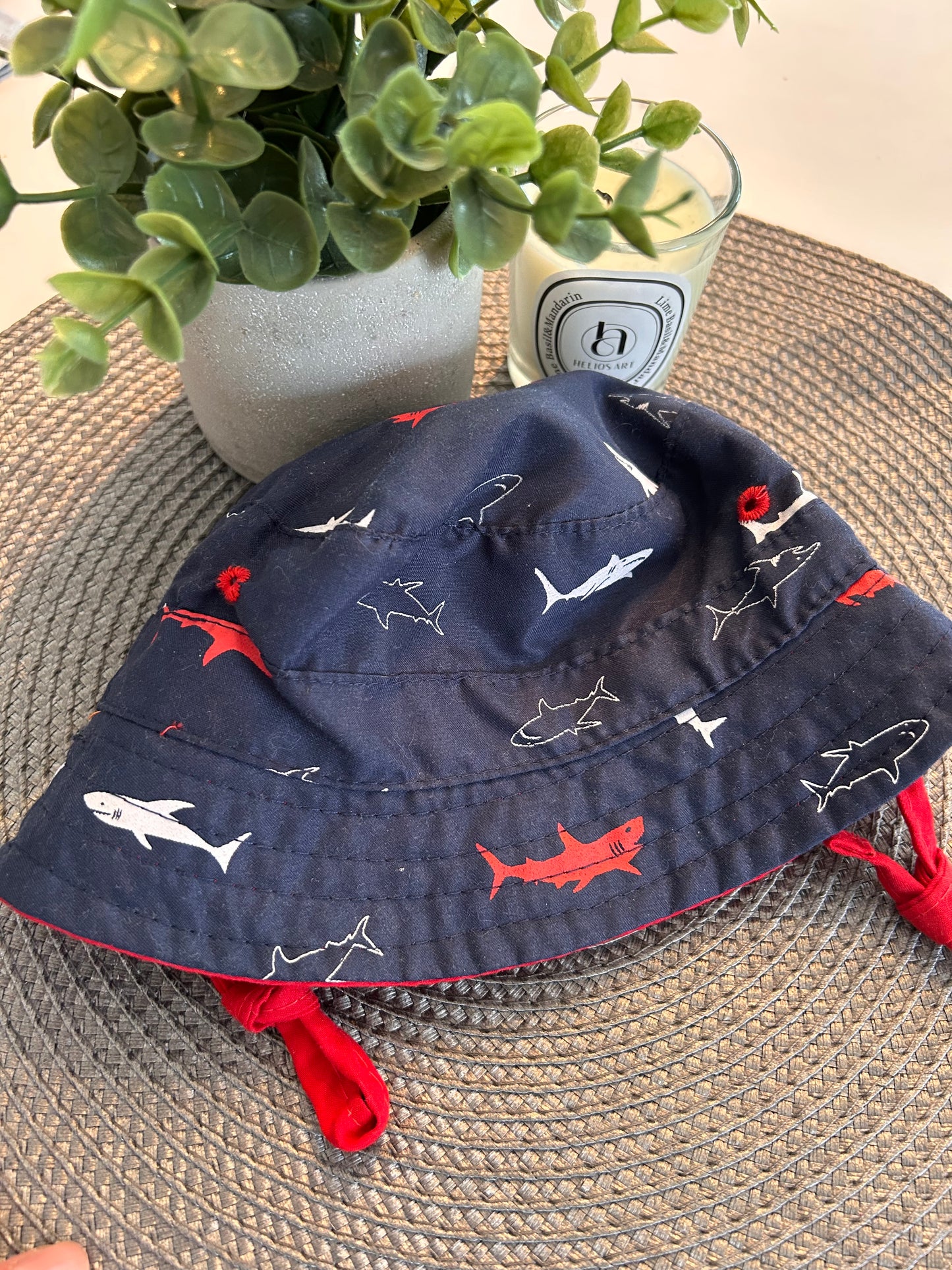 Chapeau tag 0-3mois réversible