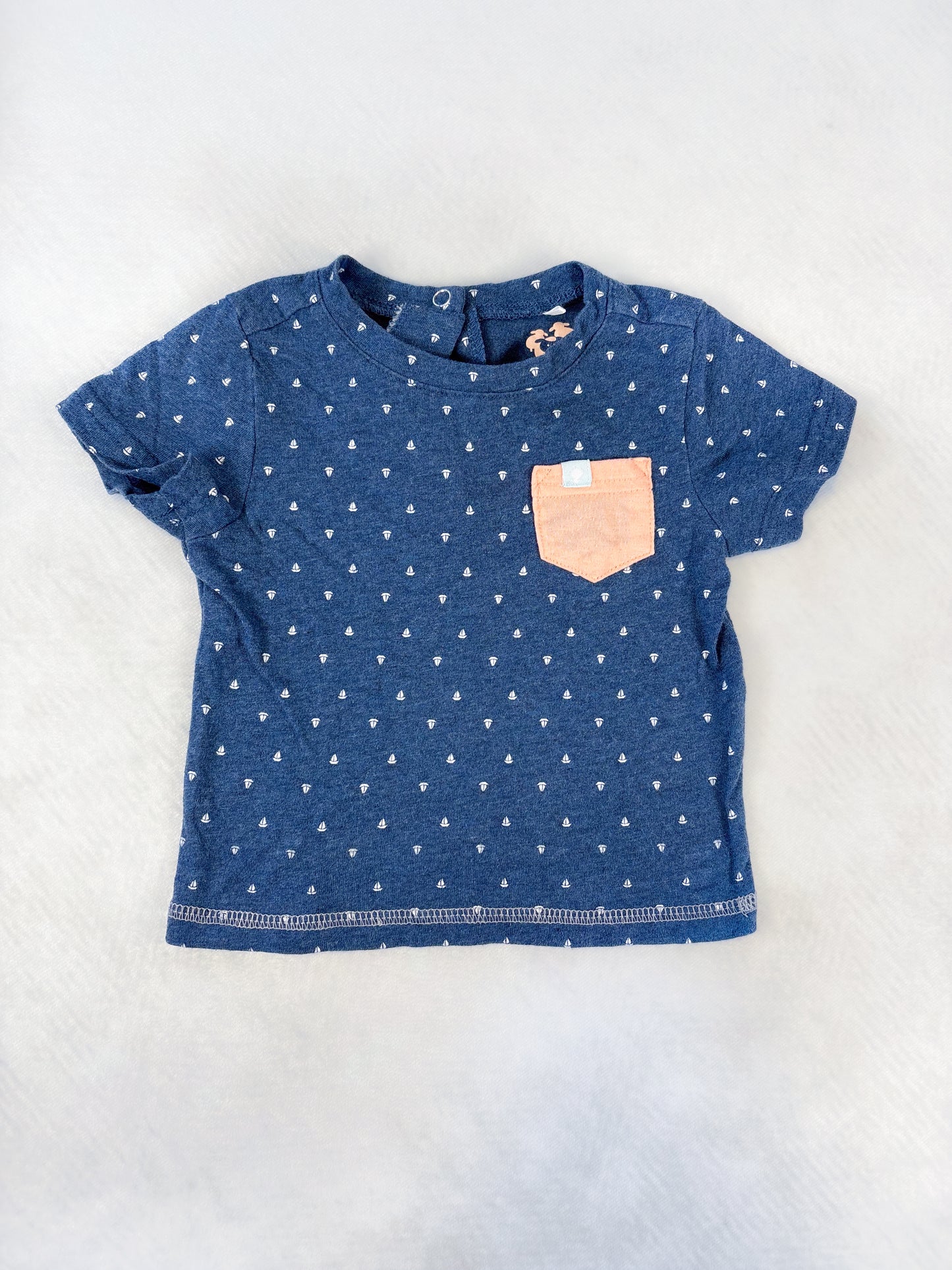 T-SHIRT À MANCHES COURTES / Trois Moutons 6 mois