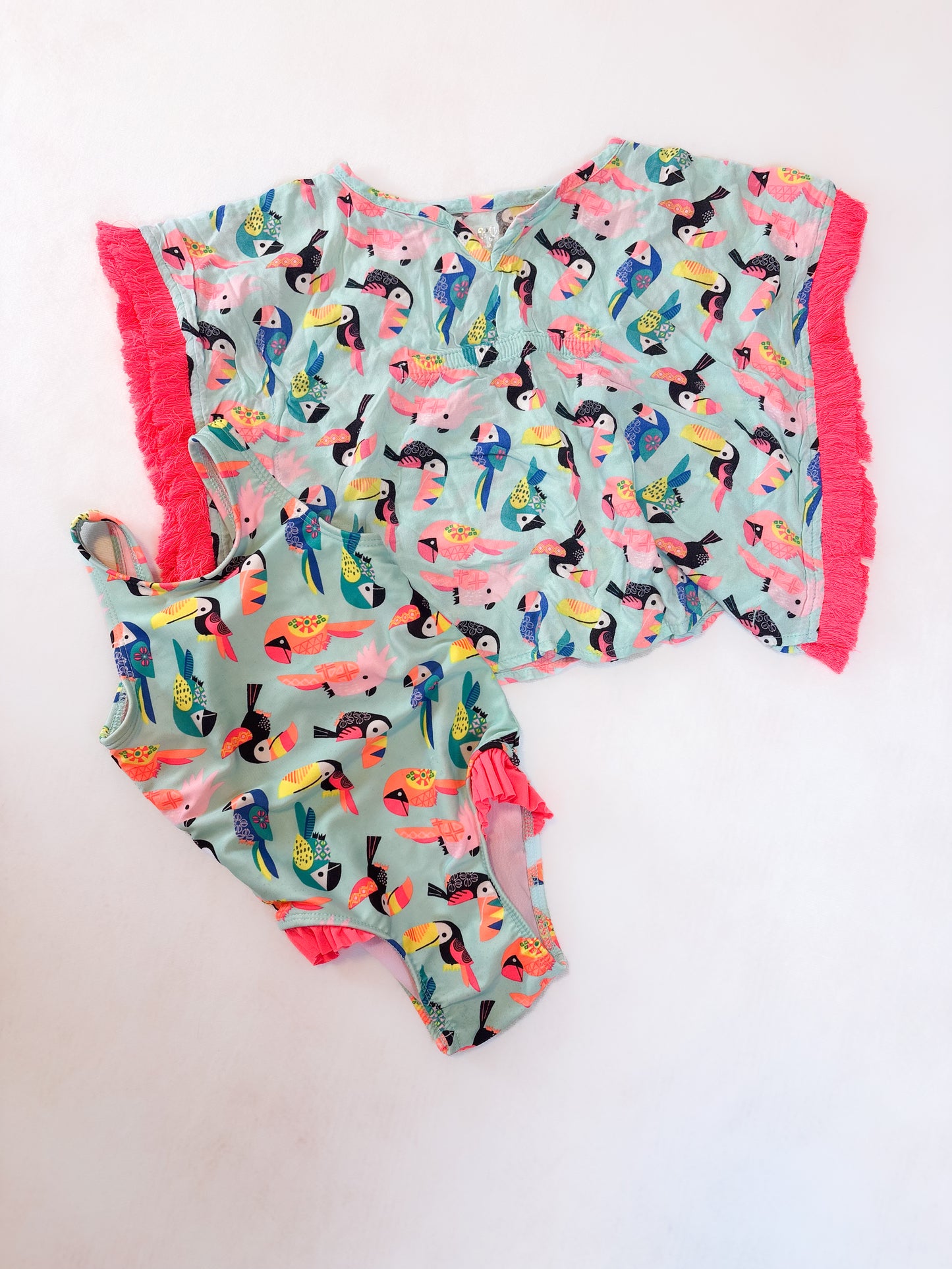 MAILLOT DE BAIN ET PAR-DESSUS / Cat et Jack 12 mois *Neuf sans étiquette