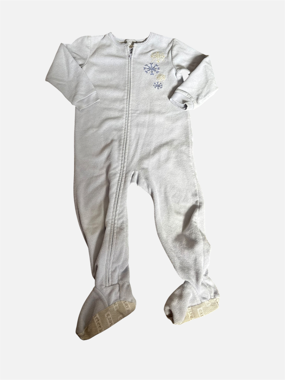 PYJAMA / Carters 2T (usée un peu) (mauve pale)