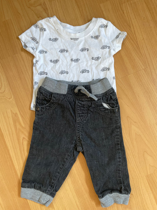 Pantalon Joe Fresh (3-6m) Chandail 3m
