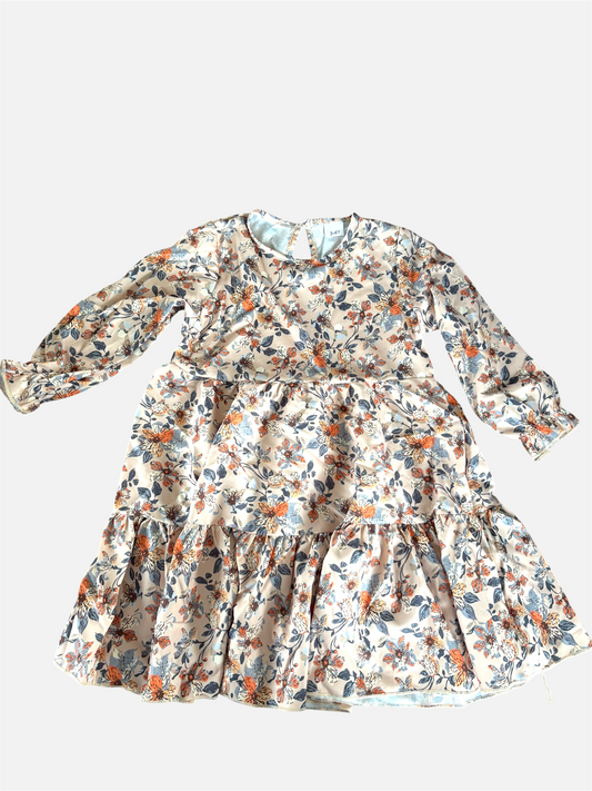 ROBE / 3-4T (fait 5-6T) Tissu léger