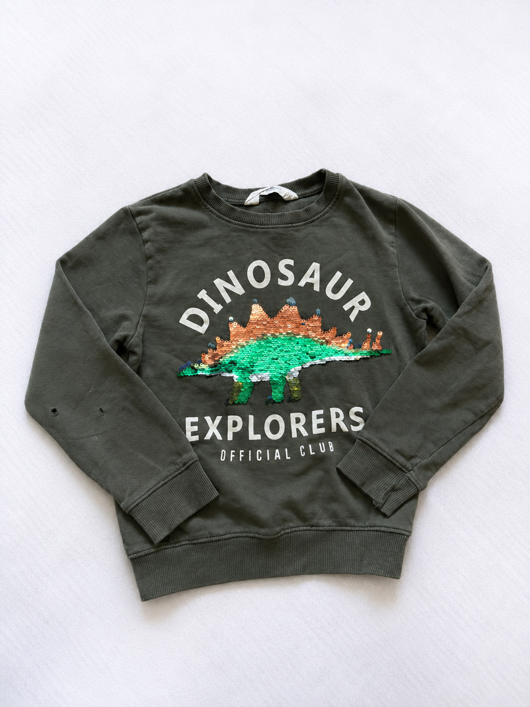 CHANDAIL / H&M 6-8 ans **mini trou coude