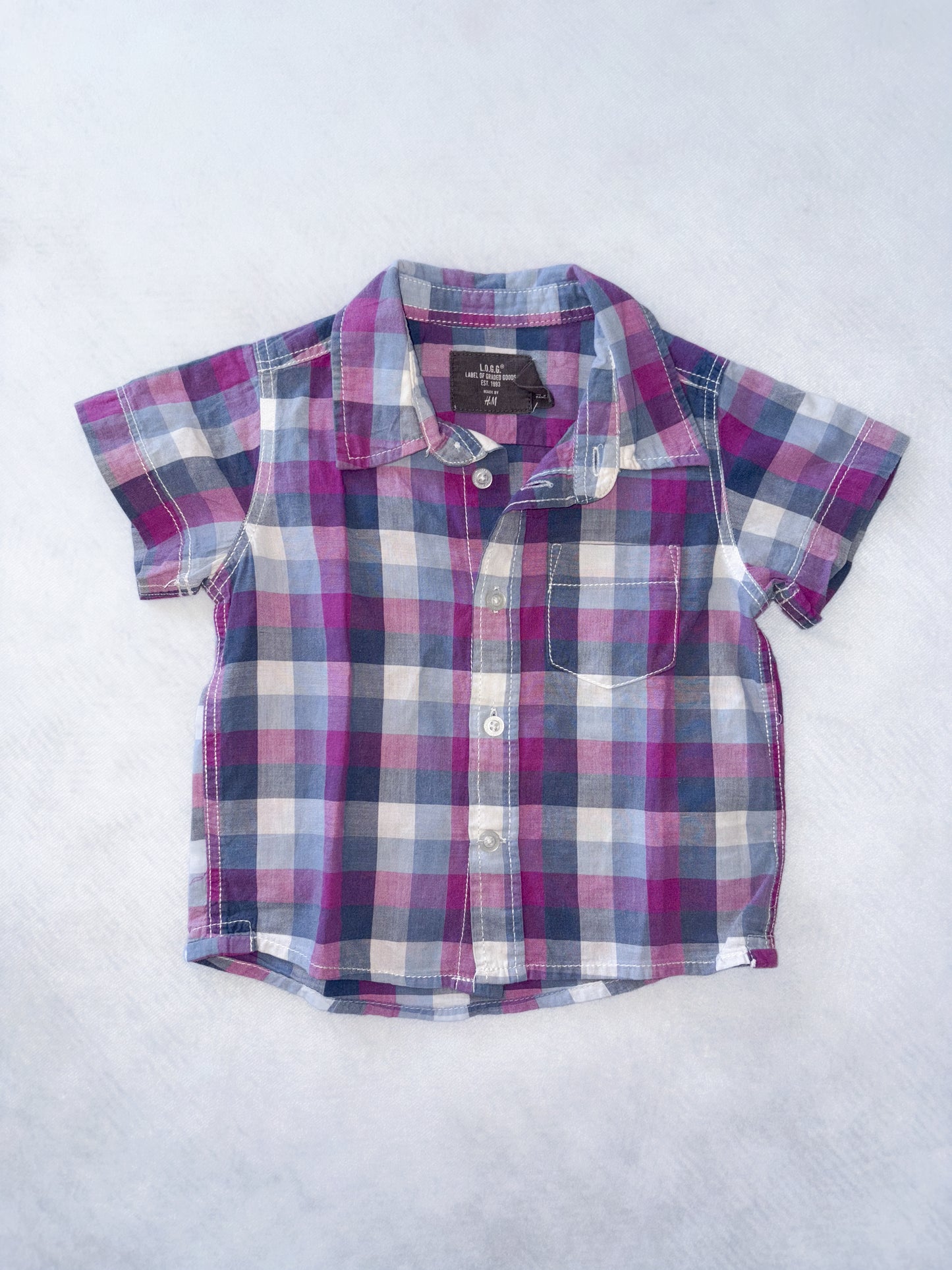 CHEMISE À MANCHES COURTES / H&M 4-6 mois