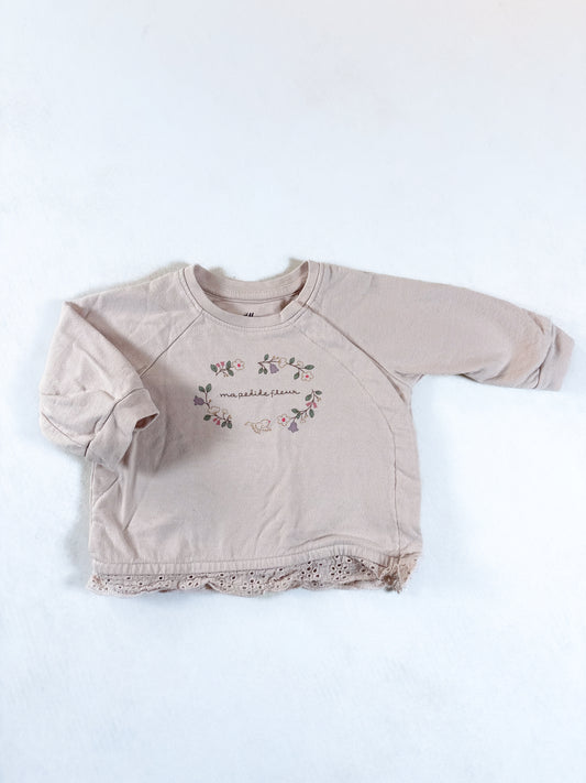 CHANDAIL À MANCHES LONGUES / H&M 1-2 mois