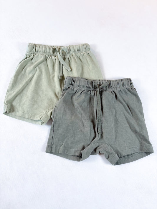 LOT DE SHORT / H&M 12-18 mois