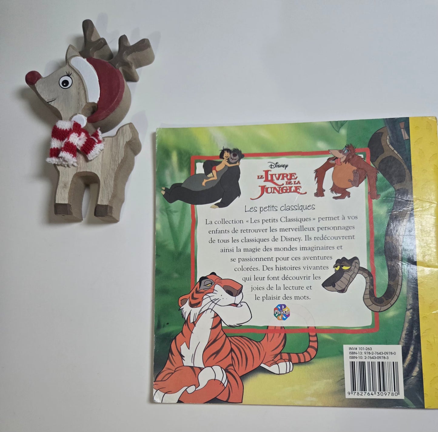 Le livre de la jungle *écriture sur la première page*